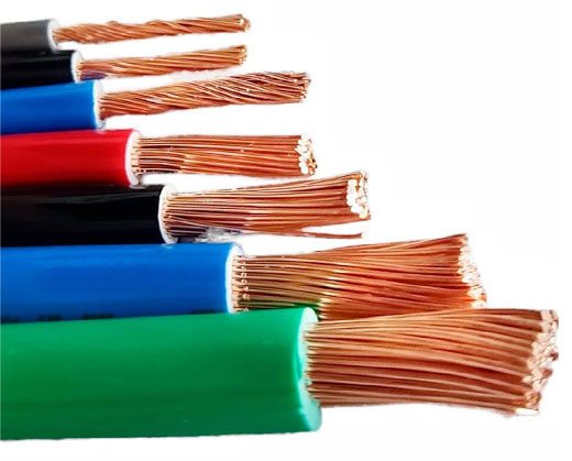 Cabo de Cobre Flexível, isolação de PVC, 450/750V, 70°C, 4,0mm², rolo
c/100m. (Preto/Azul/Verde/Vermelho/Bran co/ Amarelo);